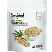 Sunfood Superfoods Organic Shelled Hemp Seeds, 1.0 Lb