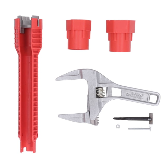 Llave para tubería de agua NikouMX 8 en 1 herramienta de instalación de plomería