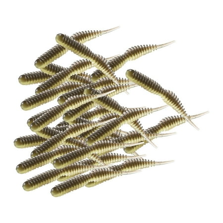 yotijay Crankbait Fishing Supplies Fishing Worms Lures for Saltwater Outdoor Walleye brown 30x 40mm0.42g