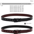 thumbnail image 6 of XIATIAN Women Leather Reversible Belt, Ladies Belt for Jeans with Rotated Buckle, 6 of 7