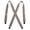 Khaki, variant on CTM Terry Casual Elastic Clip-End 1 1/2 Inch Suspenders (Men)