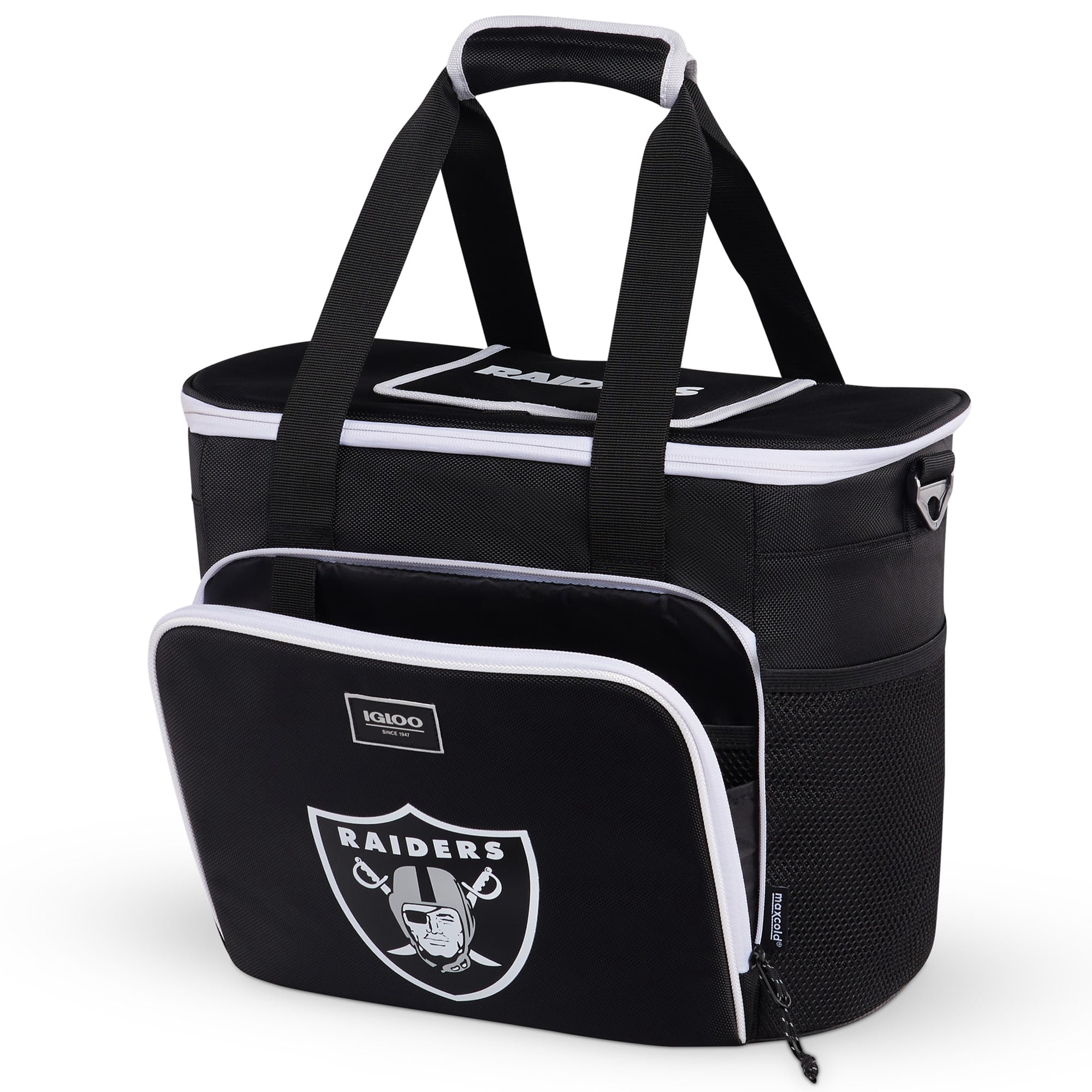 IGLOO Black Las Vegas Raiders 28-Can Tote Cooler
