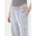 thumbnail image 4 of No Boundaries Wide Leg Utility Jeans, 30.5” Inseam, Women’s, 4 of 5