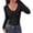 Black, variant on BTFBM Lace Deep V Neck Fitted Long Sleeve Shirts for Women | Womens Fall Fashion, Casual T Shirt, Base Layer, Basic Undershirts, Slim Fit Going Out Tops, Date Night Out Outfits