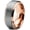 3-Rose Gold Bevel Tungsten, variant on Wedding Gamer Tungsten Grey Promise Ring Trending Best Man Gift Nerdy Gifts Handmade Item