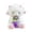 D, variant on 7.8" Cute Sheep Plush with Flower Bouquet and Cloak Soft Stuffed Lamb Animal Doll for Home Decor A