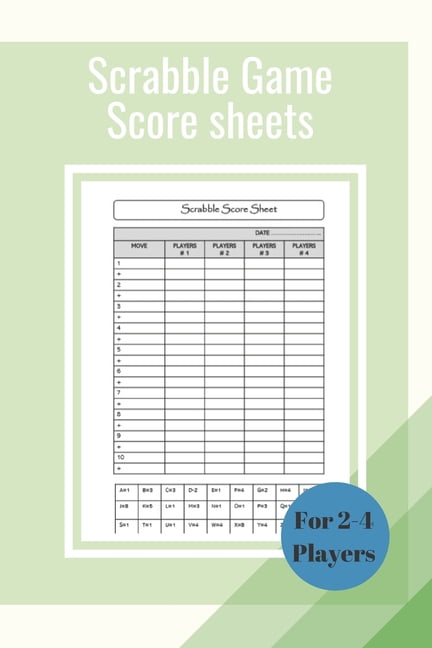 Download Scrabble Game Score Sheets: Scrabble Score Keeper For Record and Fun, Scrabble Game Record book ...