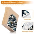 thumbnail image 4 of Roads Cars and Houses Napkin Holder for Table Clear Napkin Stand Paper Holder Acrylic Organizer Dispenser Napkins for Dinner Kitchen Restaurant Room, 4 of 8