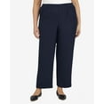 thumbnail image 3 of Alfred Dunner Women's Plus Size Solid Elastic Waist Pants, 3 of 6