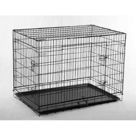24 Pet Folding Dog Cat Crate Cage Kennel w/ABS Tray LC by