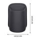 thumbnail image 3 of Caja de almacenamiento lateral para puerta de coche | Organizador multifuncional de cuero para respaldo de asiento con portavasos | Bolsa de almacenamiento duradera e inodora para bebidas y, 3 of 7
