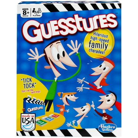 Guesstures Game, Board Game for Kids Ages 8 and up, for 4 or More Players