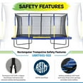 thumbnail image 4 of Upper Bounce 9x15 FT Easy Assemble Rectangle Trampoline with Enclosure – Durable Trampoline for Kids, Toddlers, and Adults – Indoor Trampoline and Outdoor Rectangle Trampoline for Fun and Fitness, 4 of 6