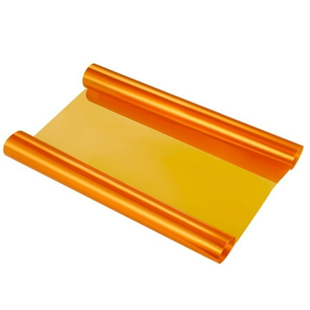 HONMEET Self Adhesive Auto Car Tint Orange Sheet for Headlights Fog Lights 1Set