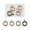 Mixed Color (20mm), variant on 4pcs Rhinestone Photo Frame Charms Round Memory Locket Pendants Crystal-Platinum (25-30mm)