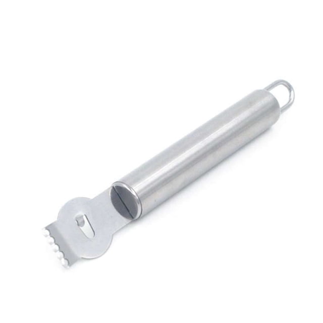 Inteprter Rallador Zester de limón de acero inoxidable duradero con lazo colgante, herramientas peladoras de cocina de lima naranja Cocina y Comedor PC 1