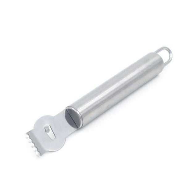 Injueey Utensilios de cocina pelador de limón de acero inoxidable, rallador Zester, rallador de frutas cítricas de Lima, naranja, cuchillo, Cocina y Comedor PC 1 Injueey JJ15488-00