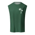 thumbnail image 4 of HCNTES Tank Tops for Men Tank Shapewear Belly Workout Running Vest(Green,L), 4 of 4