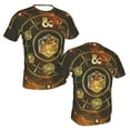 thumbnail image 2 of Men Women DND Dungeons And Dragons Shirts Short Sleeve Cosplay Adults Anime T-Shirts Crew Neck 3D Printed Tee Tops, 2 of 8