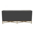 thumbnail image 6 of Moe's Home Mako Faux Leather Sideboard in Gray, 6 of 12