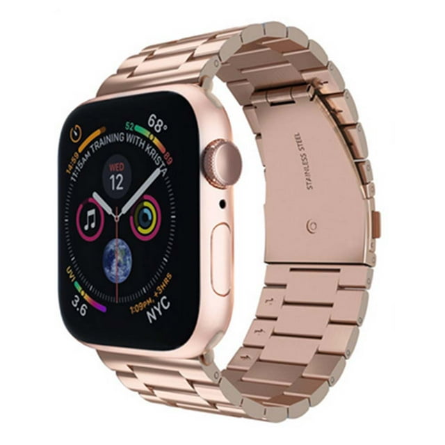 Autorización:Compatible con Apple Watch Band38mm-40mm/ 42mm-44mm Reemplazo de correa de metal de acero inoxidable para Apple Watch Series 5/4/3/2/1 Adepaton 2033260-2