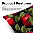Fruit Chair Pillow Covers Set with Unique Patterns for Bed and Throw