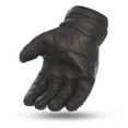 thumbnail image 2 of First Manufacturing FI202-2X-BLKW Hutch Motorcycle Leather Gloves for Men, Whiskey Denim - 2X, 2 of 2