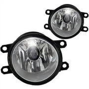 Fog Light For 10-14 Toyota 4Runner Clear Lens, Pair