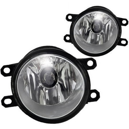 Fog Light For 10-14 Toyota 4Runner Clear Lens, Pair