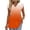 #221-Orange, variant on Craaazy Ladies Oversized Short Sleeve Tunic Tops, Lightweight Casual Shirt, V Neck Ruffle Sleeve Babydoll Blouse with Print for Everyday Outfits Gifts