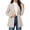 Pink, variant on Afelkas Women Winter Peacoat Single Breasted Notched Lapel Tailored Fit and Flare Wool Blend Coat with Pockets