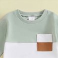 thumbnail image 5 of TOWED22 Toddler Baby Boy Fall Winter Outfit Kids Cotton Printed Clothes Casual Long Sleeve Sweatshirt Tops Pants Set 2pcs Outfits Clothing(Light Green,6-12 M), 5 of 6