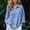 507_Sky Blue, variant on Long Sleeve T Shirt Women Cotton Collar Solid Long Sleeve Casual Basic Trendy Tops