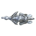 thumbnail image 2 of Wile E. Coyote Classic Hood Ornament - Lead-Free Pewter Metal, Fits Car, Truck, Motorcycle - with 1/4-inch Bolts for Flat Hoods, 2 of 6