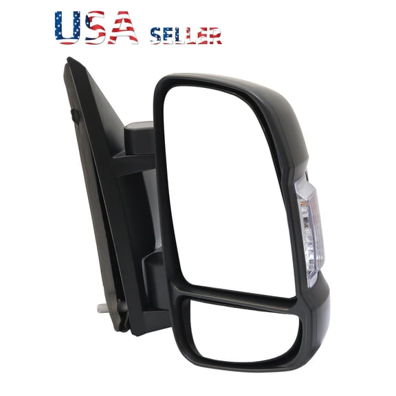 Passenger Right Side Door Mirror Power with signal Light for 10-25 RAM Promaster