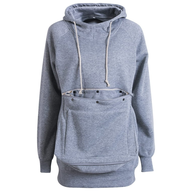 Sweater with deals pet pouch