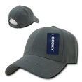 thumbnail image 2 of Decky 206-CHA Low Crown Pro Baseball Cap, Charcoal, 2 of 2