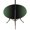 Green and Black, variant on Round Outdoor Tablecloth with Umbrella Hole and Zipper, Orange Black Ombre Fitted Table Cover with Elastic Edge for 31-35 Inch, Modern Gradient Abstract Art Waterproof Patio Tablecoths for Picnic