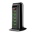 thumbnail image 1 of POINTERTECK 5-port USB Charging Station Home Office Desktop Digital Display USB Charging, 1 of 9