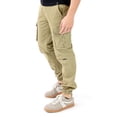 thumbnail image 2 of Pantalón Para Hombre Jogger Con Tapas Laterales Quarry Color Verde Olivo, 2 of 4