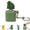 Frog, variant on Croaky Buddy Keychain, Frog Keychain with Sound, Rechargeable Quacking Duck & Croaking Frog Keyboard Fidget Toy Keychain with LED Light