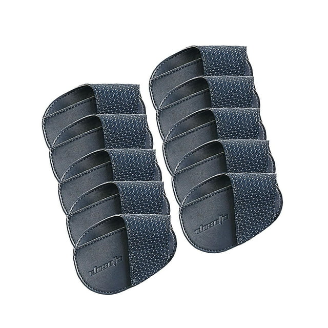 Destyer Golf Head Covers PU Portable Protector Travel Golf Athlete for Training Deep Blue Small 10 Pcs 1Set