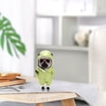 thumbnail image 3 of Figura de perro chihuahua, figuras de animales de plástico, decoración del hogar, 3 of 5