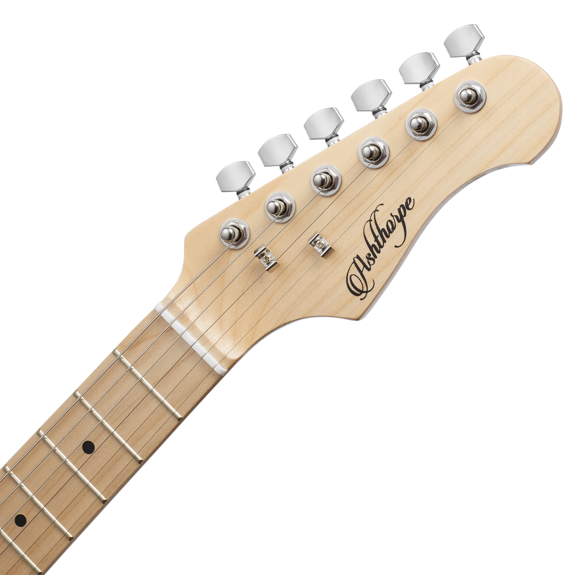Ashthorpe 30-Inch Beginner Electric Guitar with Amplifier - Black, Kids Starter Package