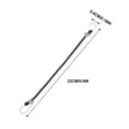 thumbnail image 2 of unbranded 10Ud Cuerdas Elásticas Bungee Con Para Fijar Equipaje En Y Motocicleta De Color Negro, 2 of 6