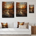 thumbnail image 4 of Designart "Autumn Sonata Birch Woods I" Floral Print on Natural Pine Wood, 4 of 5