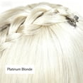 thumbnail image 3 of Gnmfd Clip‑in Seamless Bangs with Sideburns, Hand‑Woven Synthetic Hairpiece, Long Airy Fringe, 1 Pack, 3 of 3