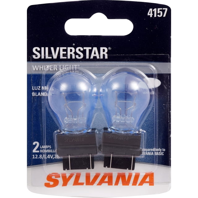 Minibombilla SYLVANIA SilverStar 4157 (2 bombillas) de alto rendimiento