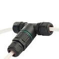 thumbnail image 2 of ruzhgo 2 Set IP68 Waterproof Cable Connector T Shape 5 Pin Cable Wire Gland Sleeve Connector, 2 of 5