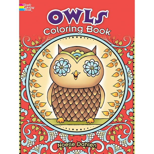 Dover Publications-Owls Livre à Colorier